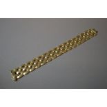14ct. gold ladies articulated link bracelet.  Total weight approximately 35.