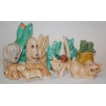 A quantity of Sylvac animal ornaments to