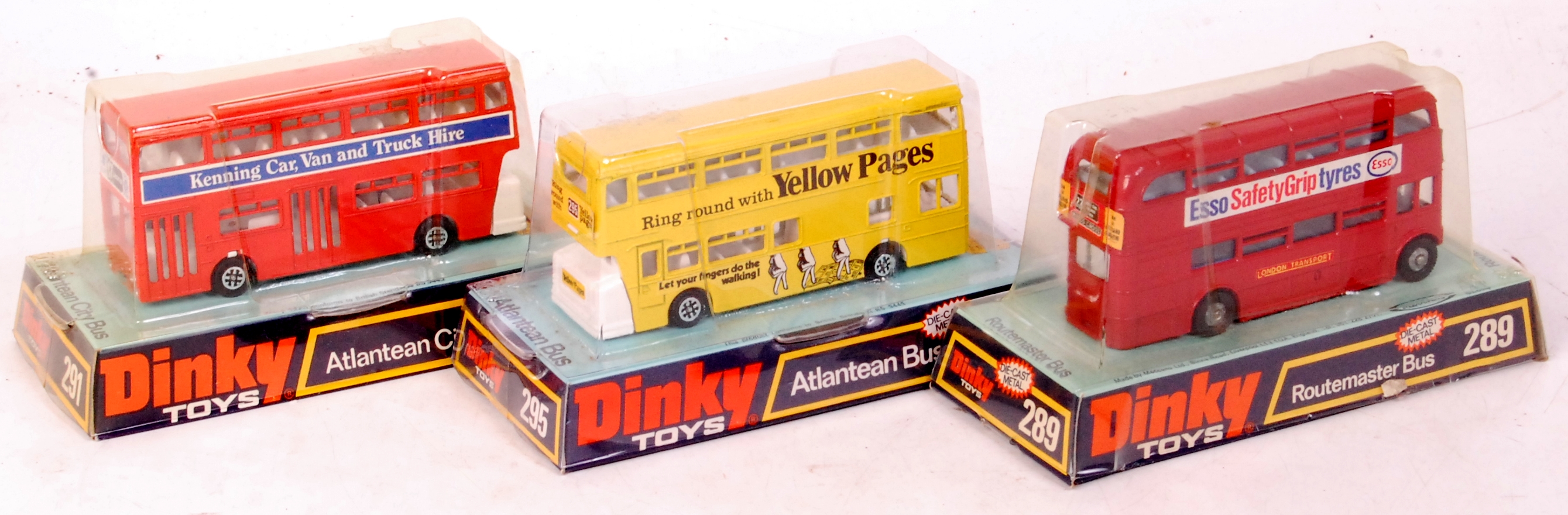 Dinky Toys, bubble-packed public transpo