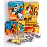 Marx Toys, 'The Lone Ranger' series action figure and accessory group to include; No.7401 boxed