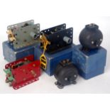 Five assorted Meccano electric motors to