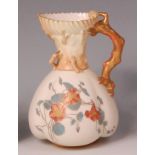 A late Victorian Royal Worcester ivory w