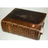 A large leather bound volume of Cassell'