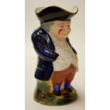 A late Victorian Staffordshire Toby jug,