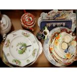 Mixed lot of china wares to include Wedg