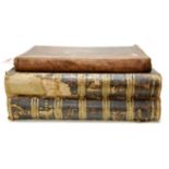 Two Victorian leather bound volumes of t