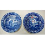 Two Spodes Italian pattern bowls