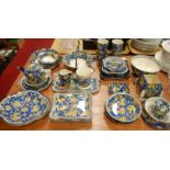 An extensive collection of Royal Doulton table wares in the Prunus pattern D4365
 Condition Report /