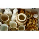 Mixed lot of china wares to include Staf