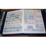 A large quantity of stamp albums and con