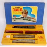 A Hornby Dublo P22 'The Royal Scot' passenger train set, Duchess and stock clean with little use,