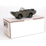 Force by M.V.I, resin kit built model of a Ford GPA amphibian Jeep, finished in military green and