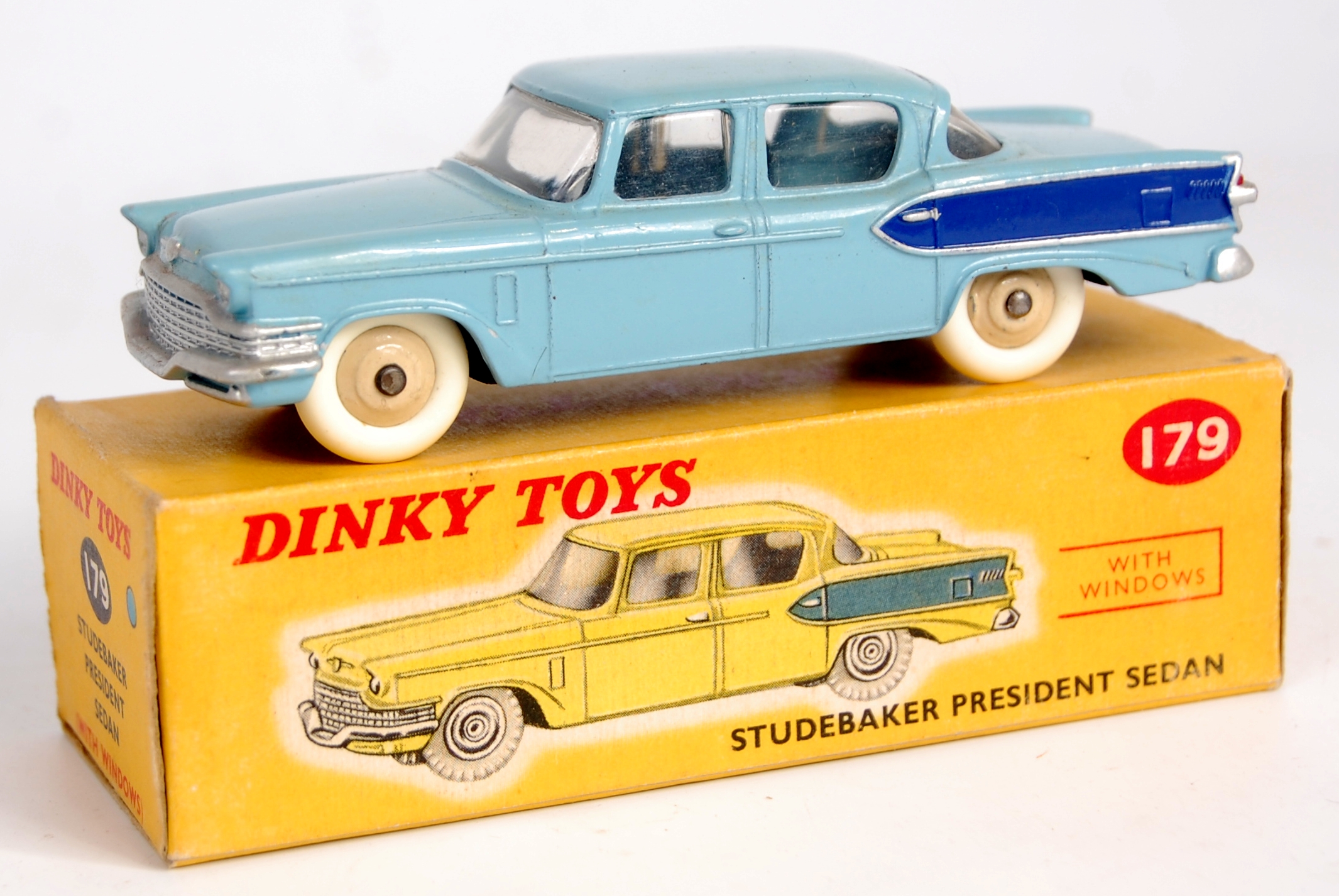 Dinky Toys 179 Studebaker President Miniature Ancienne Avec Boîte, Collection