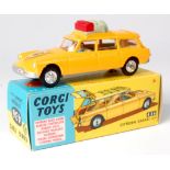 Corgi Toys, 436 Citroen ID19 Safari, yellow body with driver and passenger figures, detailed