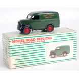 Model Road Replicas by SMTS, white metal and resin kit built model of a Ford E83W delivery van,