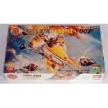 Airfix 1/24th scale James Bond Autogyro, appears as issued in the original picture sided box