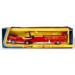 Corgi Toys, 1143, American La France aerial rescue truck, red and white body with yellow extending