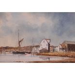 Cavendish Morton (1911-2015) - Woodbridge Tide Mill, watercolour with body colour, signed and