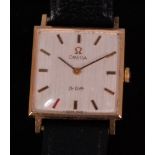 An Omega Deville gents 9ct gold cased wristwatch, circa 1979,