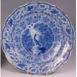 An 18th century Dutch Delft charger,