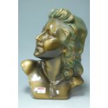 A mid-20th century composition bust
