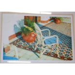 Peter Burrage - Winter Palace in Luxor, artist proof print; and one other by the artist  - Positano,