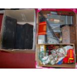 Mixed lot to include Hornby System 6 track points (x9) 4 point motors, lever frames etc,