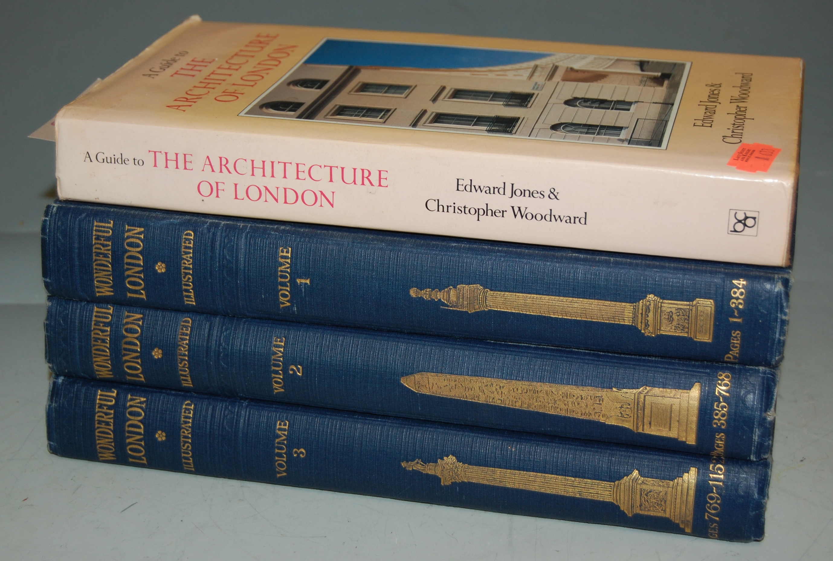 Three illustrated volumes of Wonderful London,