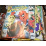 A collection of assorted Marvel and other comics to include The Amazing Spiderman