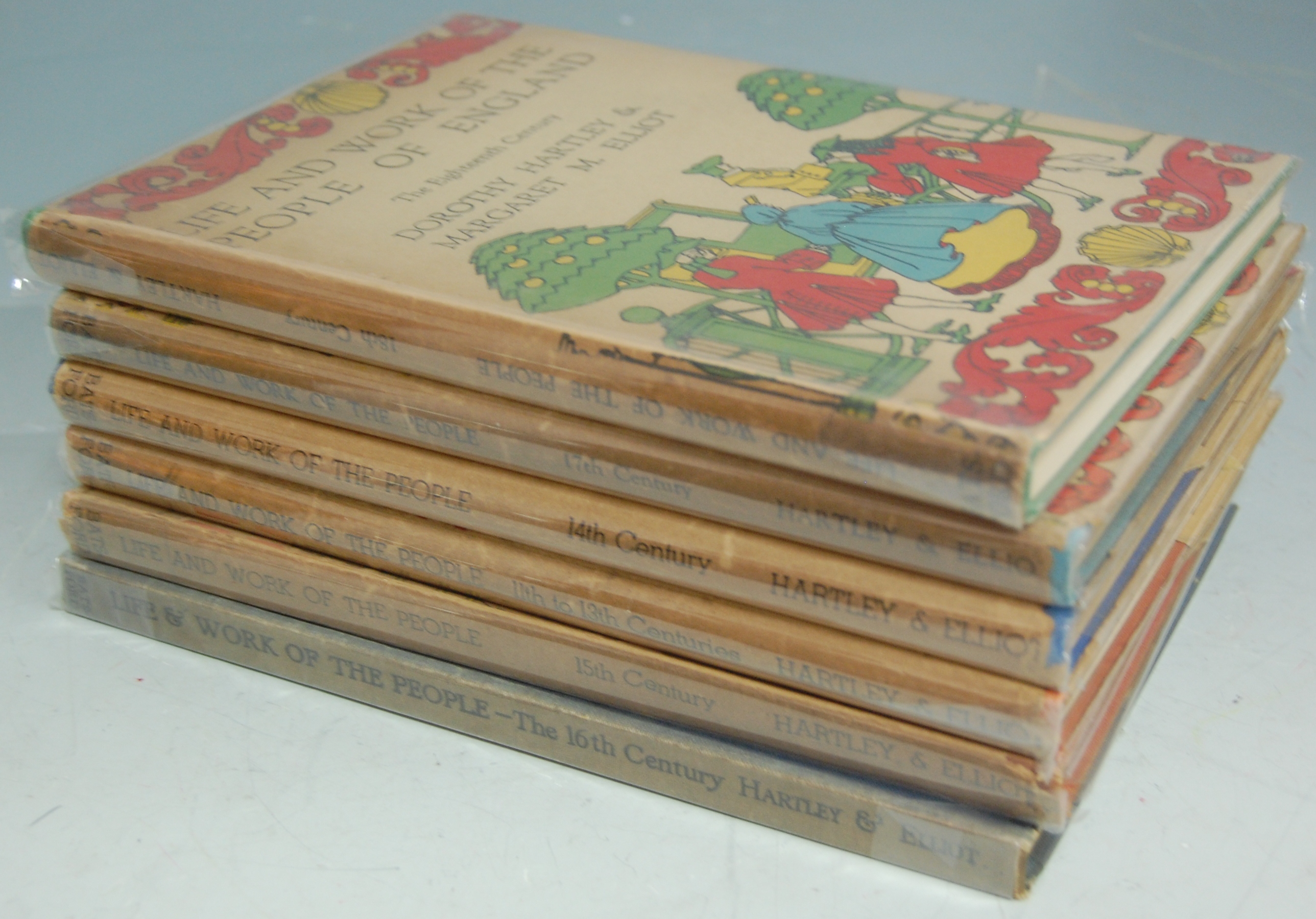 SIX **NOTE CHANGE** volumes of The Life and Work of the People of England by Dorothy Hartley and