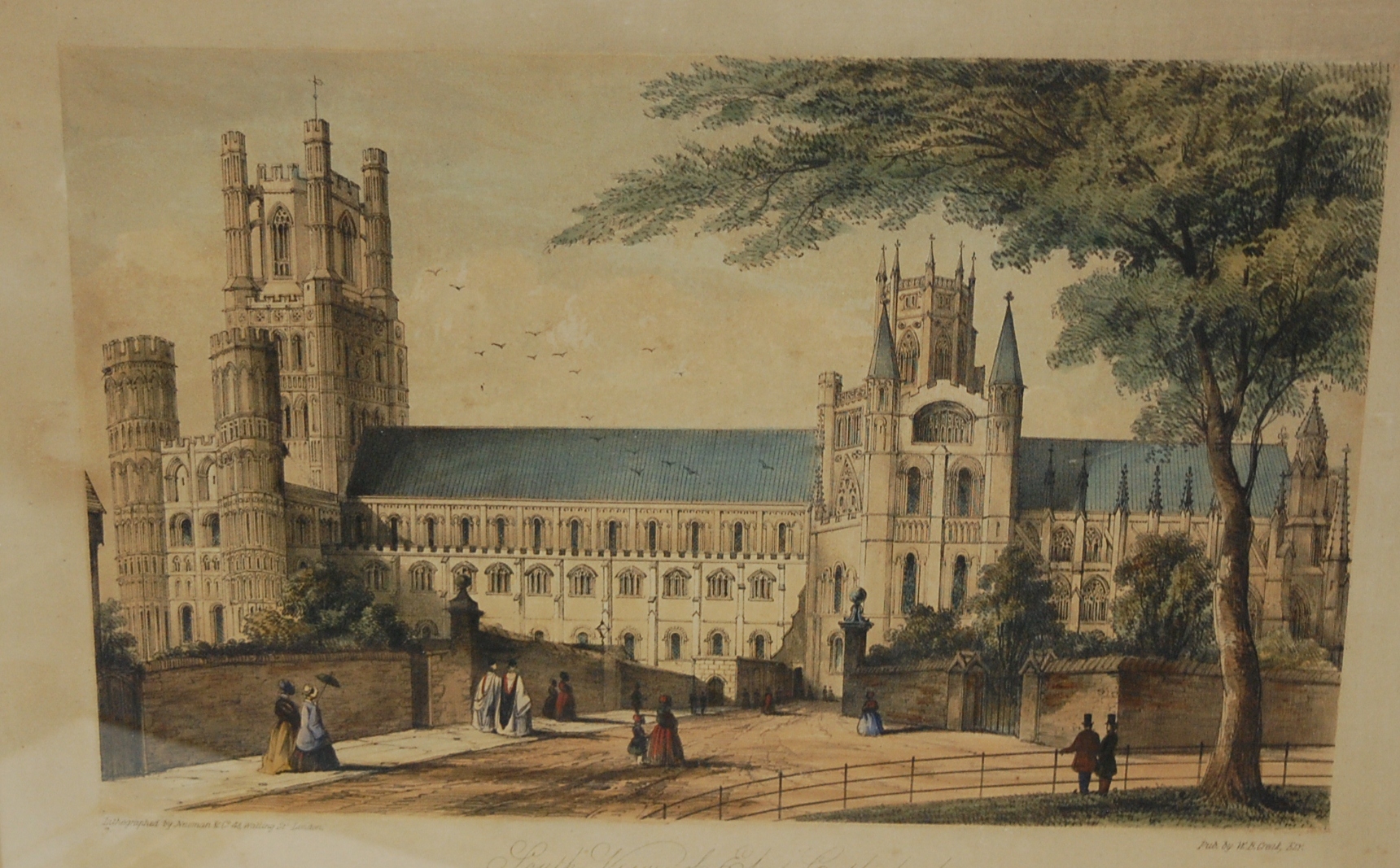 The South View of Ely Cathedral,