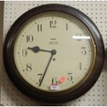 A Smith's eight day circular wall clock,