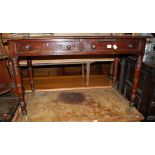 A Victorian mahogany side table,