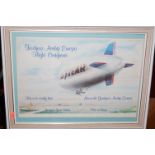 Assorted aircraft related pictures and prints to include amateur oils and watercolours