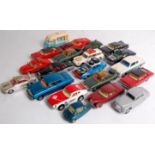 20 assorted loose Corgi toys, 1 example repainted, examples to include Hillman Hunter Mark 2 (VG),