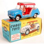 Corgi Toys, 240, Ghia Fiat 600 Jolly, blue body with red interior,