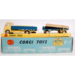 Corgi Toys, Gift Set 11, ERF dropside and trailer, comprising of No.