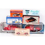 7 assorted 1/18th, 1/24th and 1/25th scale diecast vehicle group, examples by Solido, Spec Cast,