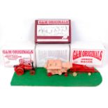 G and M Originals Diorama and Boxed Set, comprising of Marshall Heavy Haulage Traction engine,
