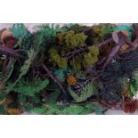 Box of mixed modelling or layout design trees and hedging,