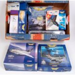 8 Boxed Corgi Aviation Archive mixed diecast aircraft, to include Helicopters,