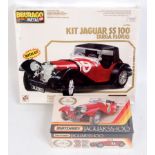 Jaguar SS100 kit group, 2 boxed and sealed examples,