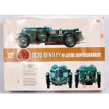 Airfix 1/12th scale plastic kit for a 1930 Bentley 4.