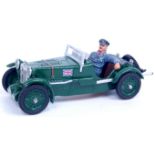 King and Country white metal model of a MG K-3 Magnette Sports Car with RAF driver,