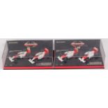 Minichamps 1/43rd scale World Champion Set Group, 2 Plastic cased Mclaren Examples from Edition 43,