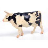 Britains, rare "World" cow for Nestle's Milk, black and cream version,