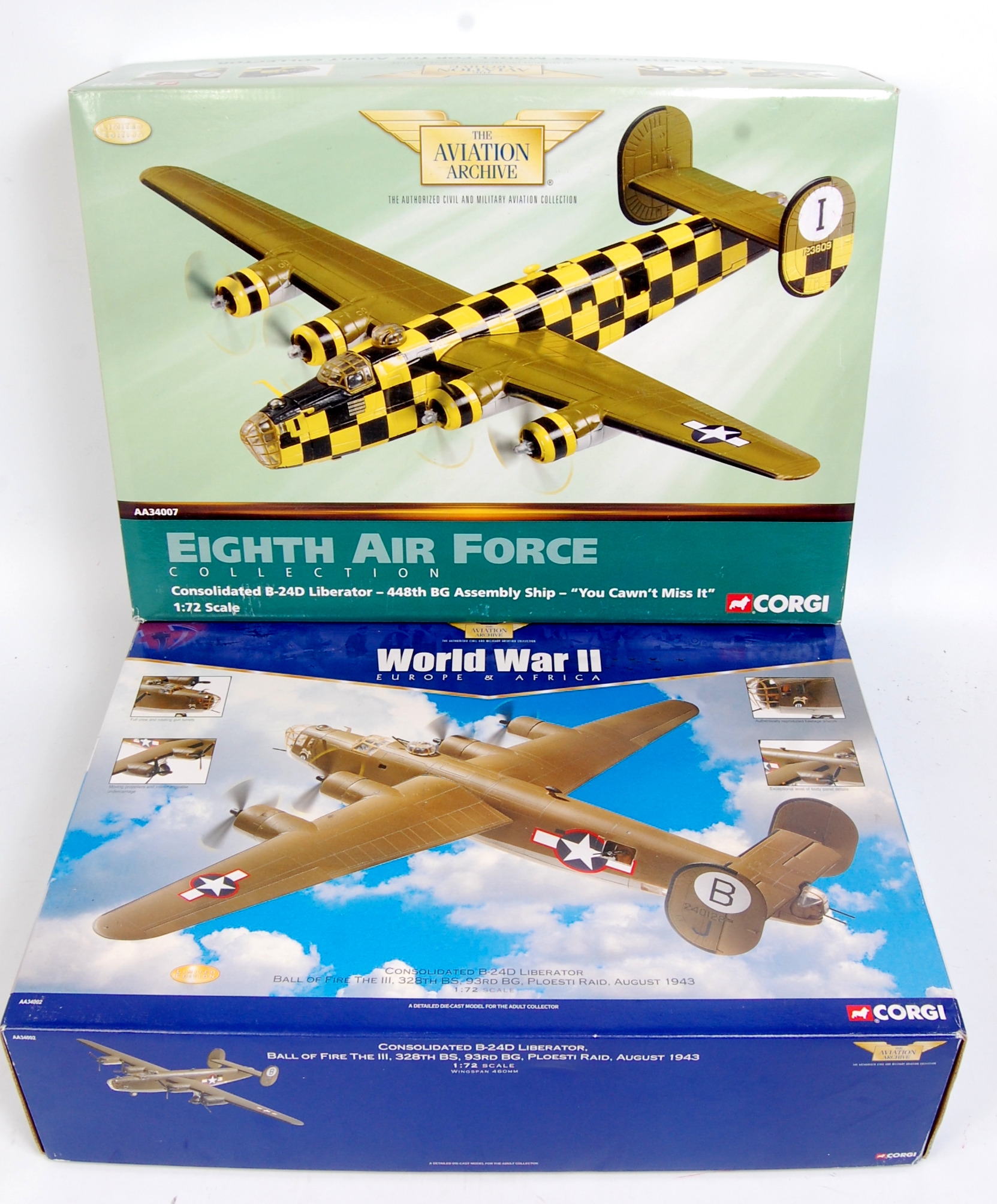 Corgi Aviation Archive 1/72nd Scale Boxed Aircraft Group,