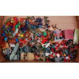 Britains, Crescent, Timpo and other plastic figure and diecast group,
