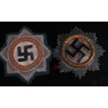 A 1941 German Cross in silver of rivet construction,