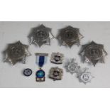 WITHDRAWN Four Port of London Authority Police helmet badges,